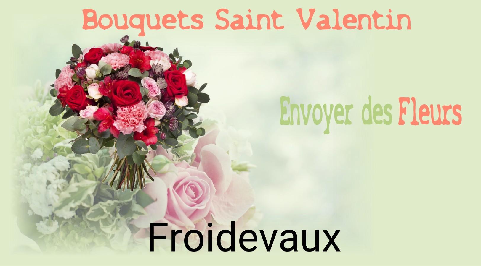 Roses de Saint-Valentin livrées à Froidevaux